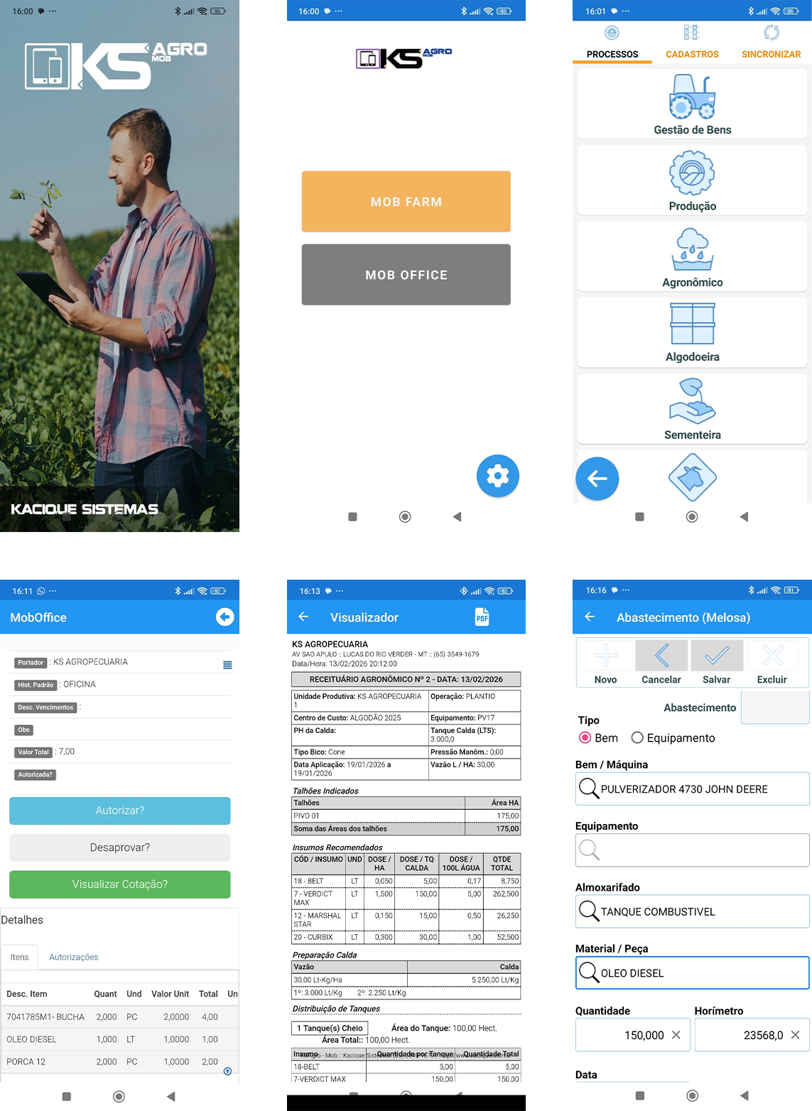 KS Agro Mob (Aplicativo Celular/Smartphone)